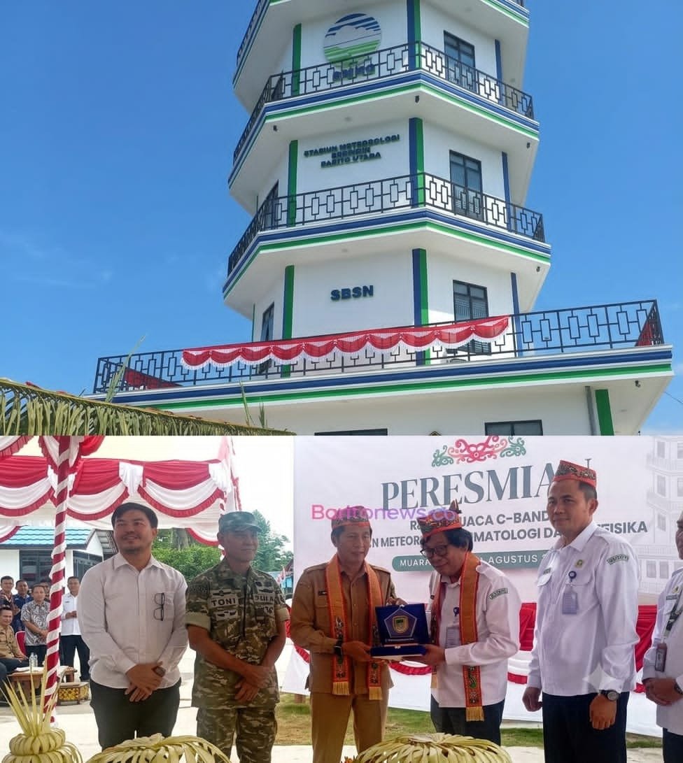 Radar Cuaca Muara Teweh Diresmikan, Perkuat Keselamatan Penerbangan dan Mitigasi Bencana